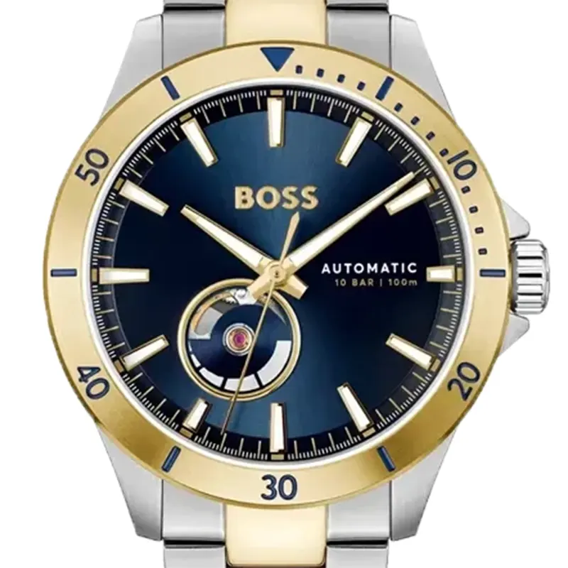 Hugo Boss Troper Automatic Two-tone Men's Watch- 1514201